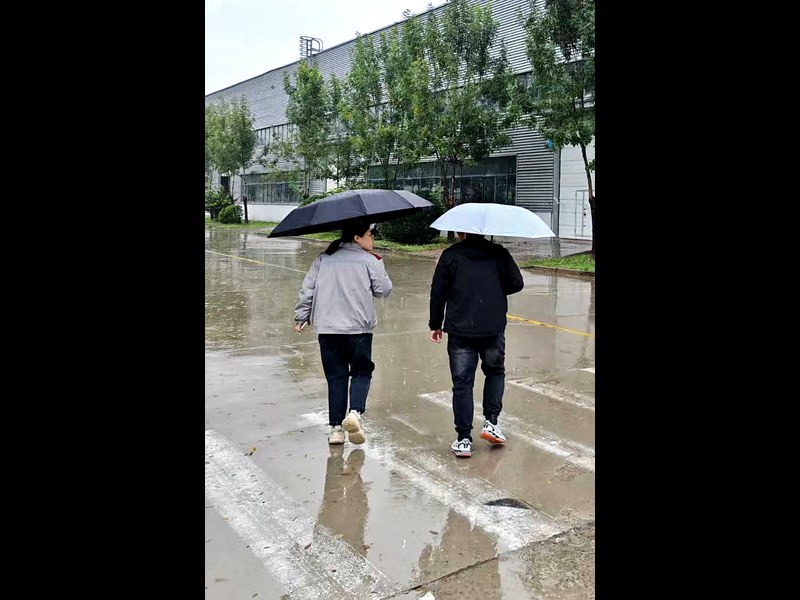 Kuzey Çin'deki NEV araç tesisi - girişte